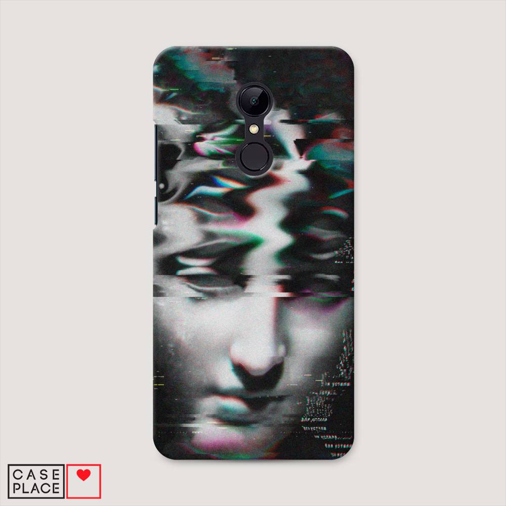 фото Пластиковый чехол "glitch art" на xiaomi redmi 5 awog