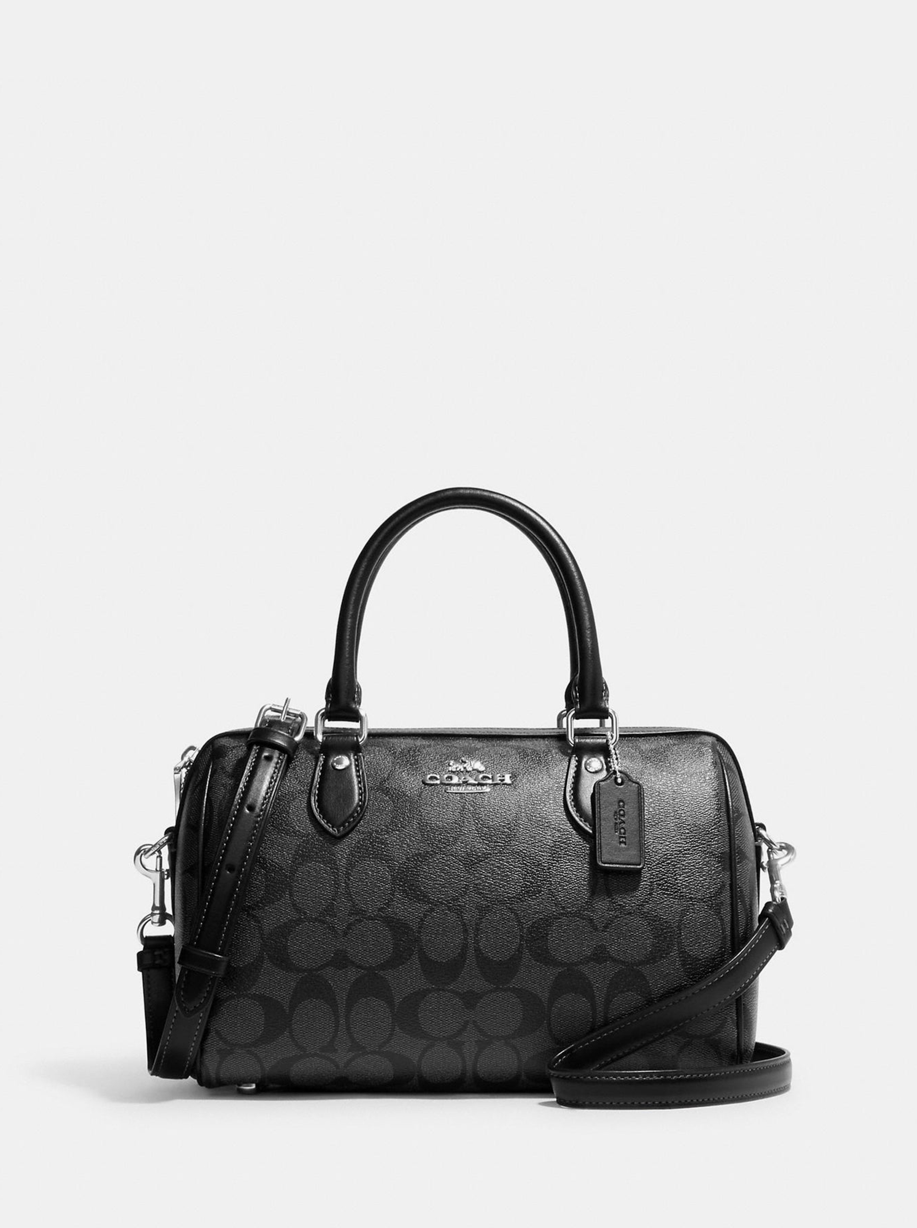 

Сумка женская Coach CH0214 черная 16x13x23, Черный, CH0214