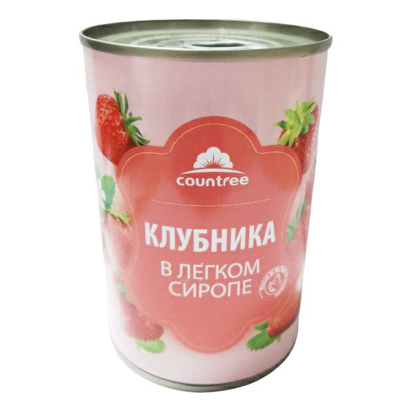 

Клубника Countree в сиропе 410 г