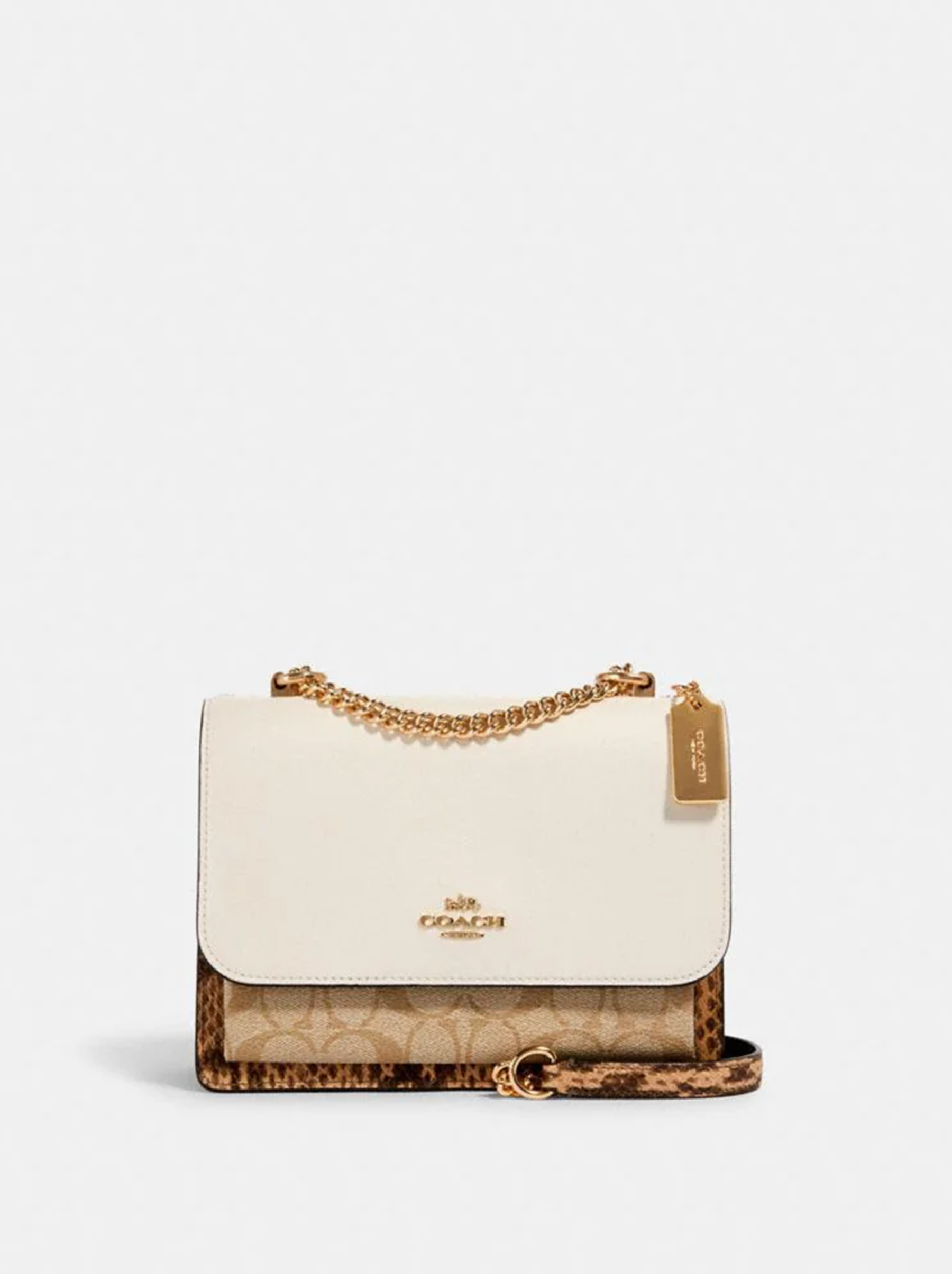 

Сумка женская Coach CH0131 белая;бежевая 16x7x16, Белый;бежевый, CH0131