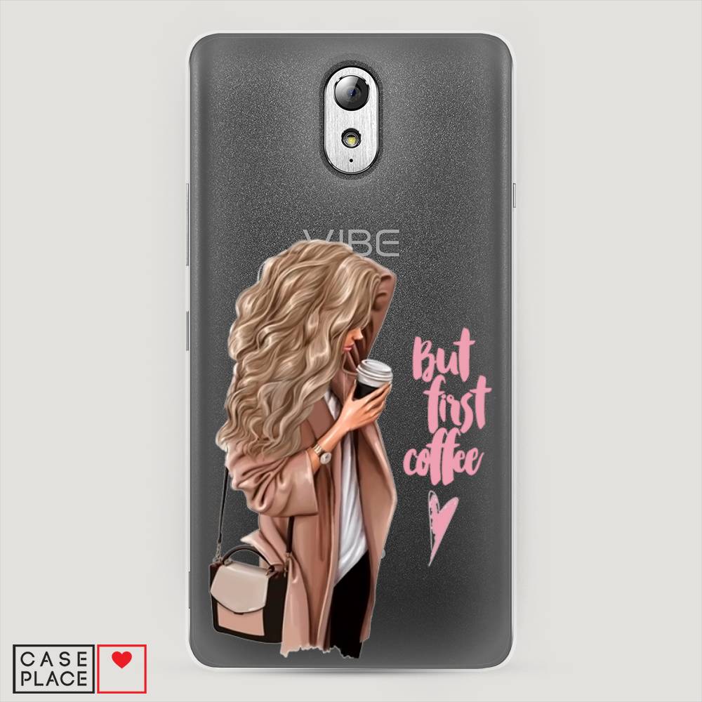 

Чехол Awog "Девушка с кофе" для Lenovo Vibe P1m