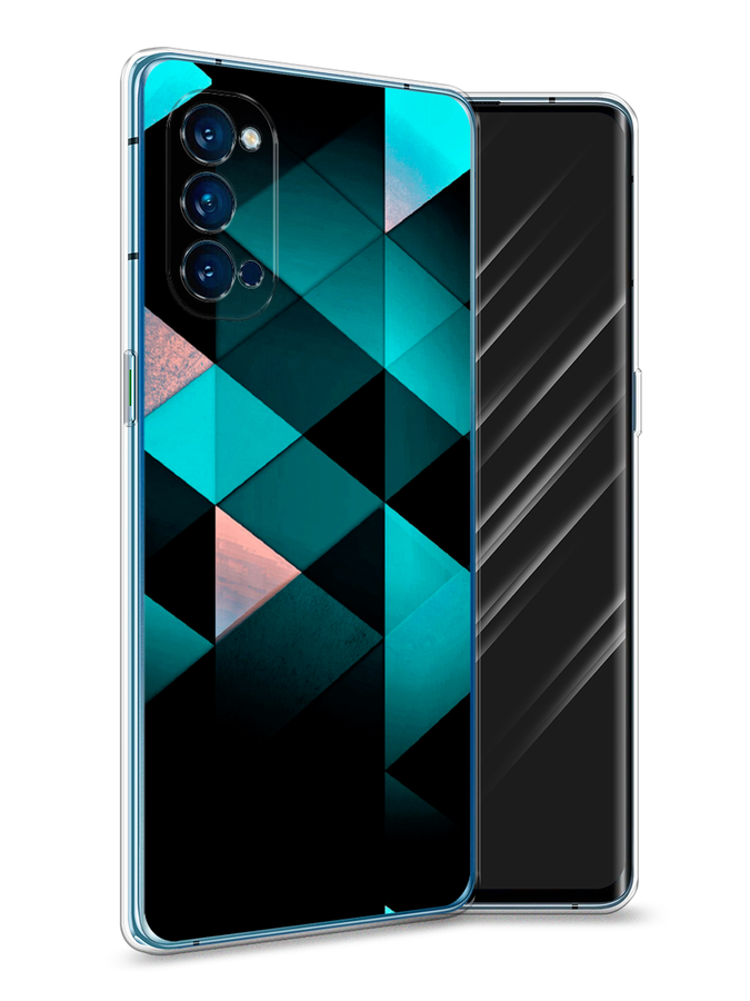 

Чехол Awog на Oppo Reno 4 Pro 5G "Геометрия 16", Разноцветный, 253750-3