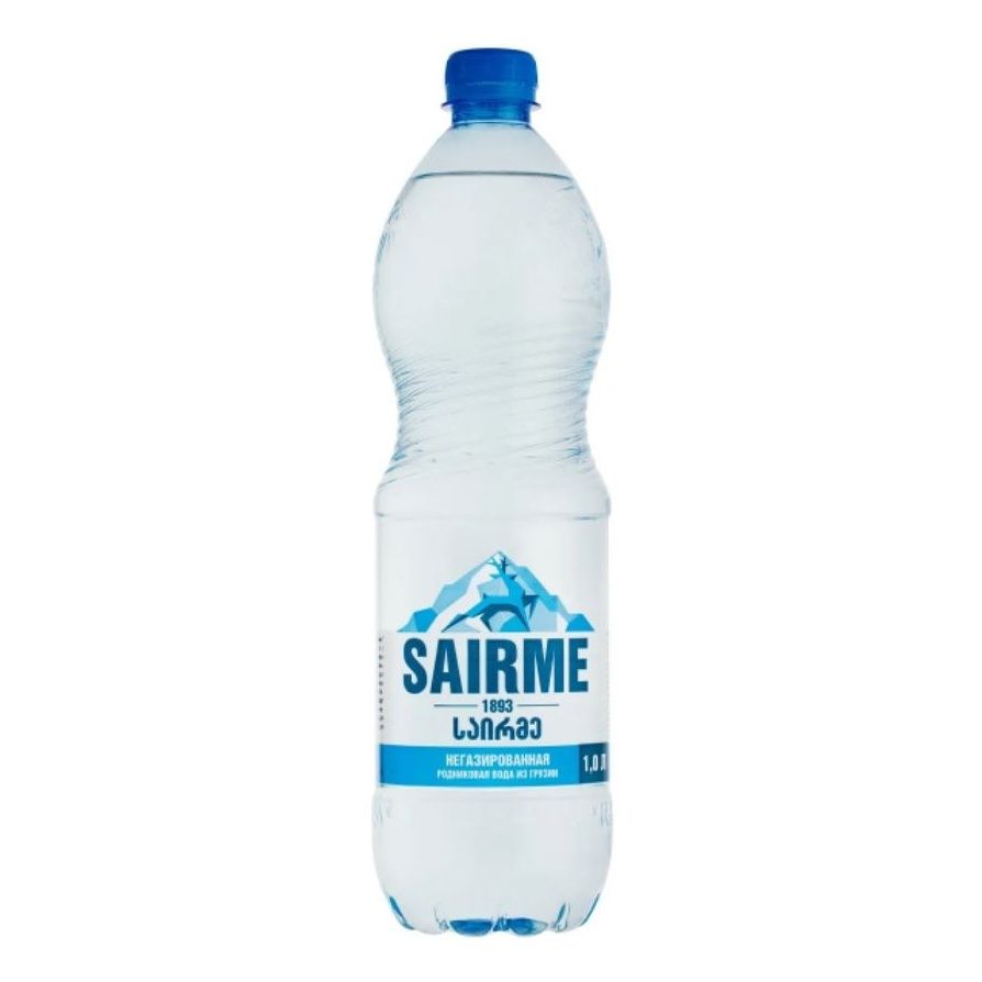 

Вода питьевая Sairme Родники негазированная 1 л x 6 шт