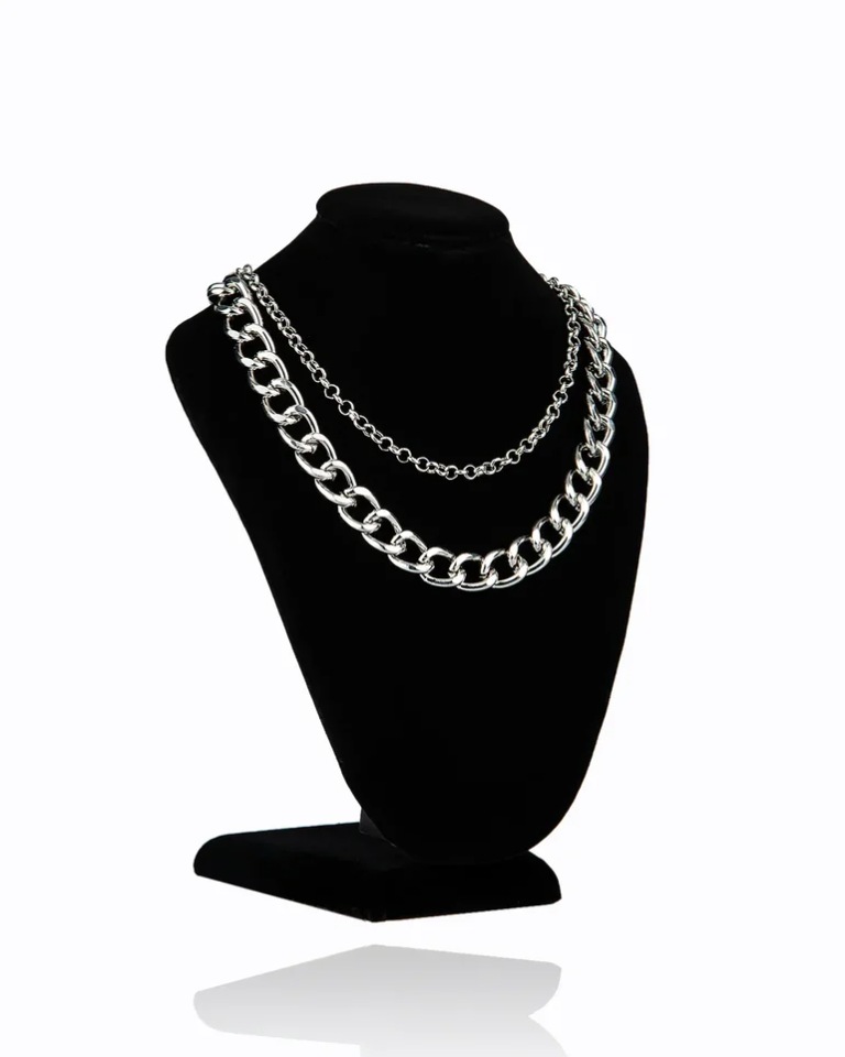 

Цепочка из бижутерного сплава 47 см Daroni 1504_0067_Silver