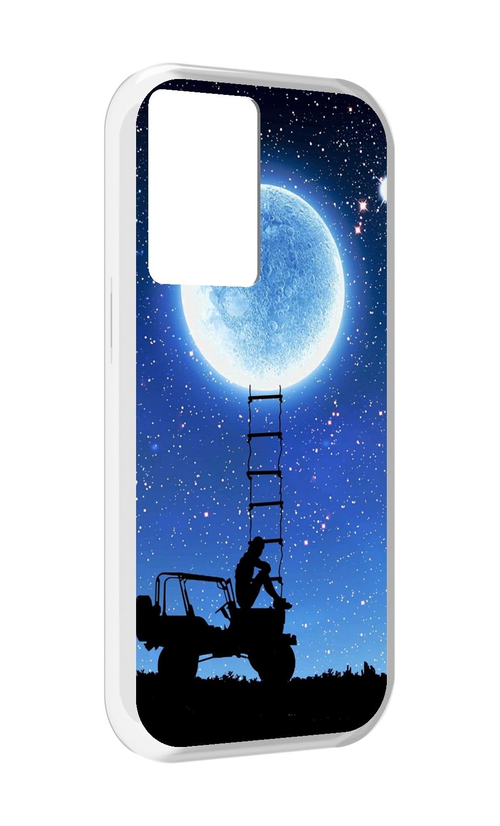 

Чехол MyPads Машина-на-лун для OnePlus Nord N20 SE, Прозрачный, Tocco