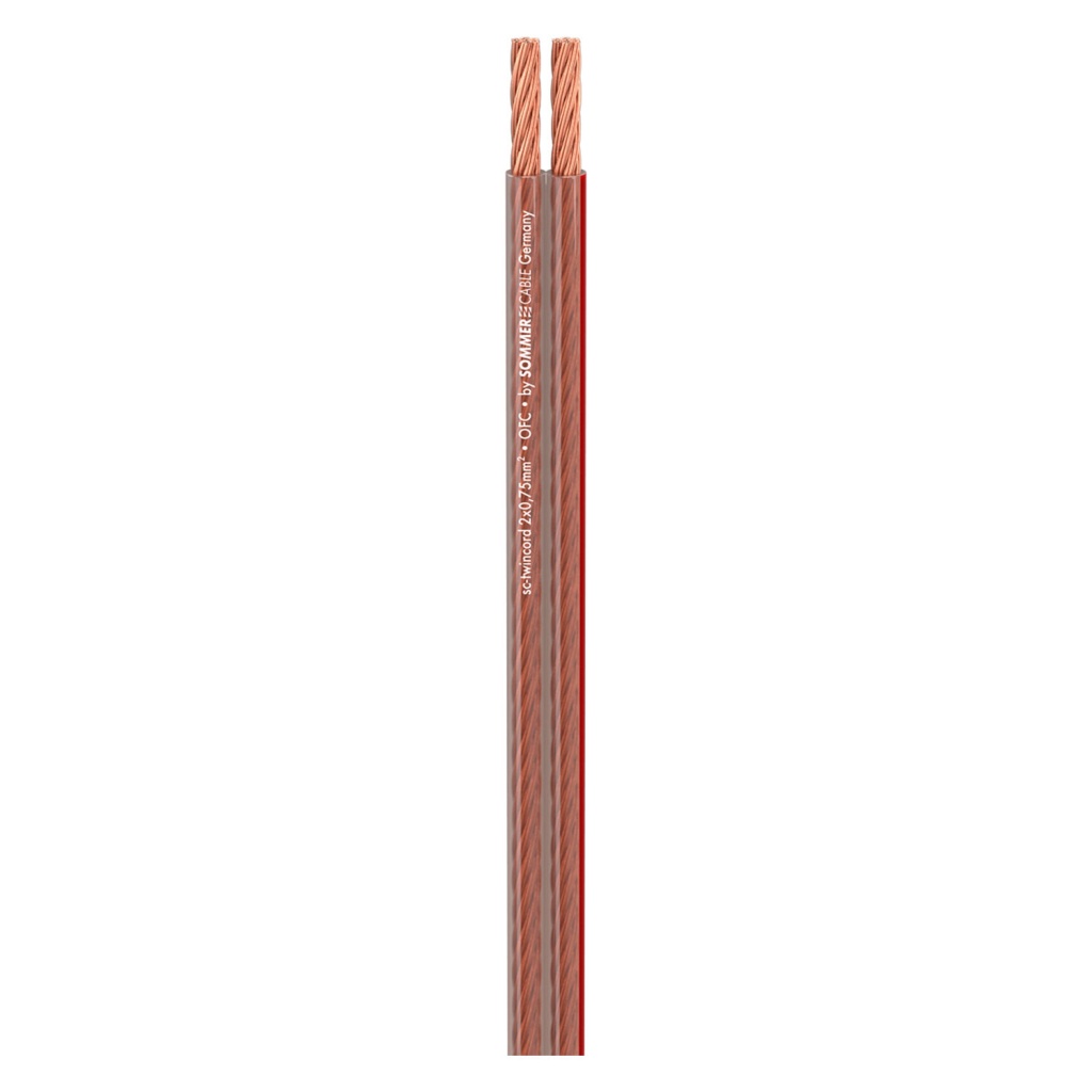 

400-0075 SC-Twincord Кабель акустический плоский, 100м, Sommer Cable, 400-0075