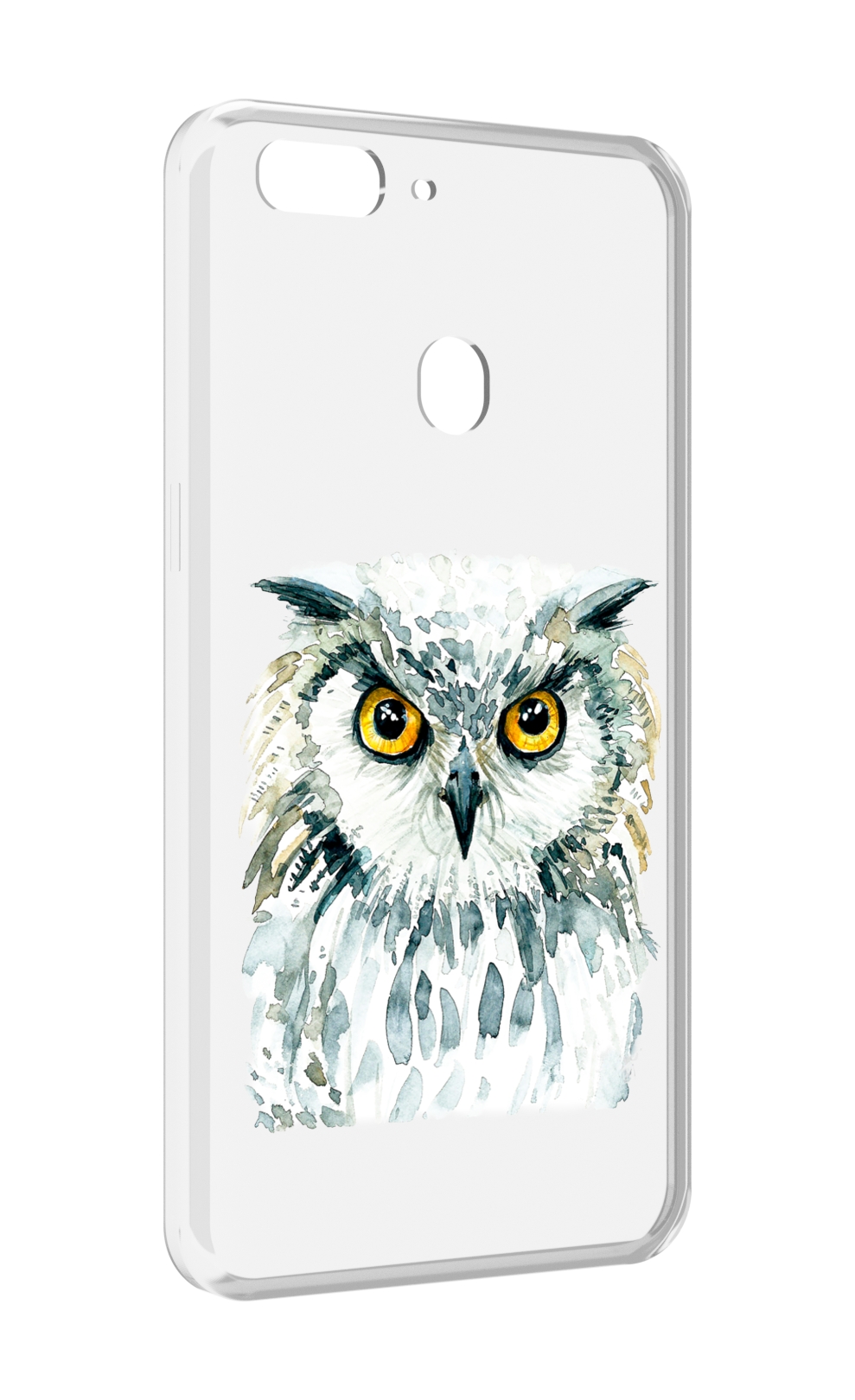 

Чехол MyPads Серьезная сова для Oppo Realme 2, Прозрачный, Tocco