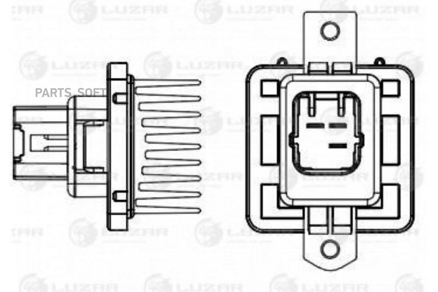 Резистор LUZAR LFR1126 Mitsubishi Outlander 12-Pajero Sport 15- LFR 1126 4780₽