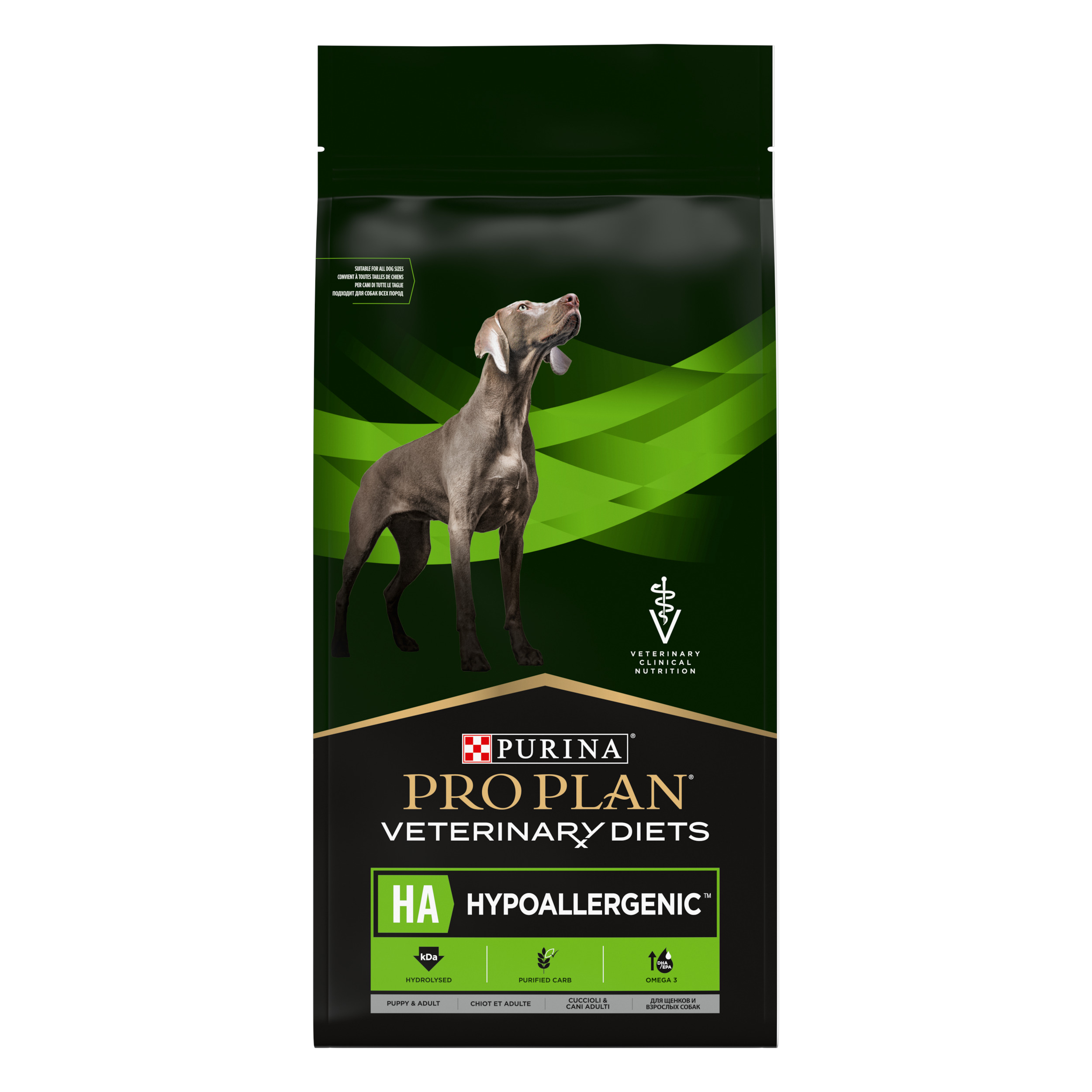 фото Сухой корм для собак pro plan veterinary diets ha hypoallergenic мясо, 11 кг