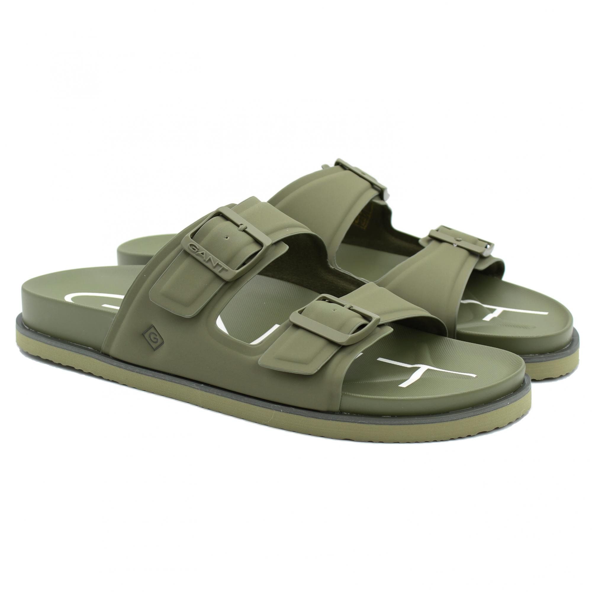 

Шлепанцы мужские GANT MARDALE 22604650 хаки 40 EU, MARDALE 22604650