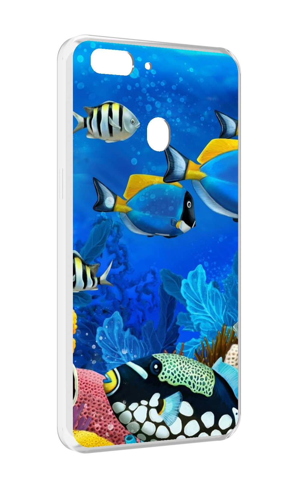 

Чехол MyPads Рыбки для Oppo Realme 2, Прозрачный, Tocco