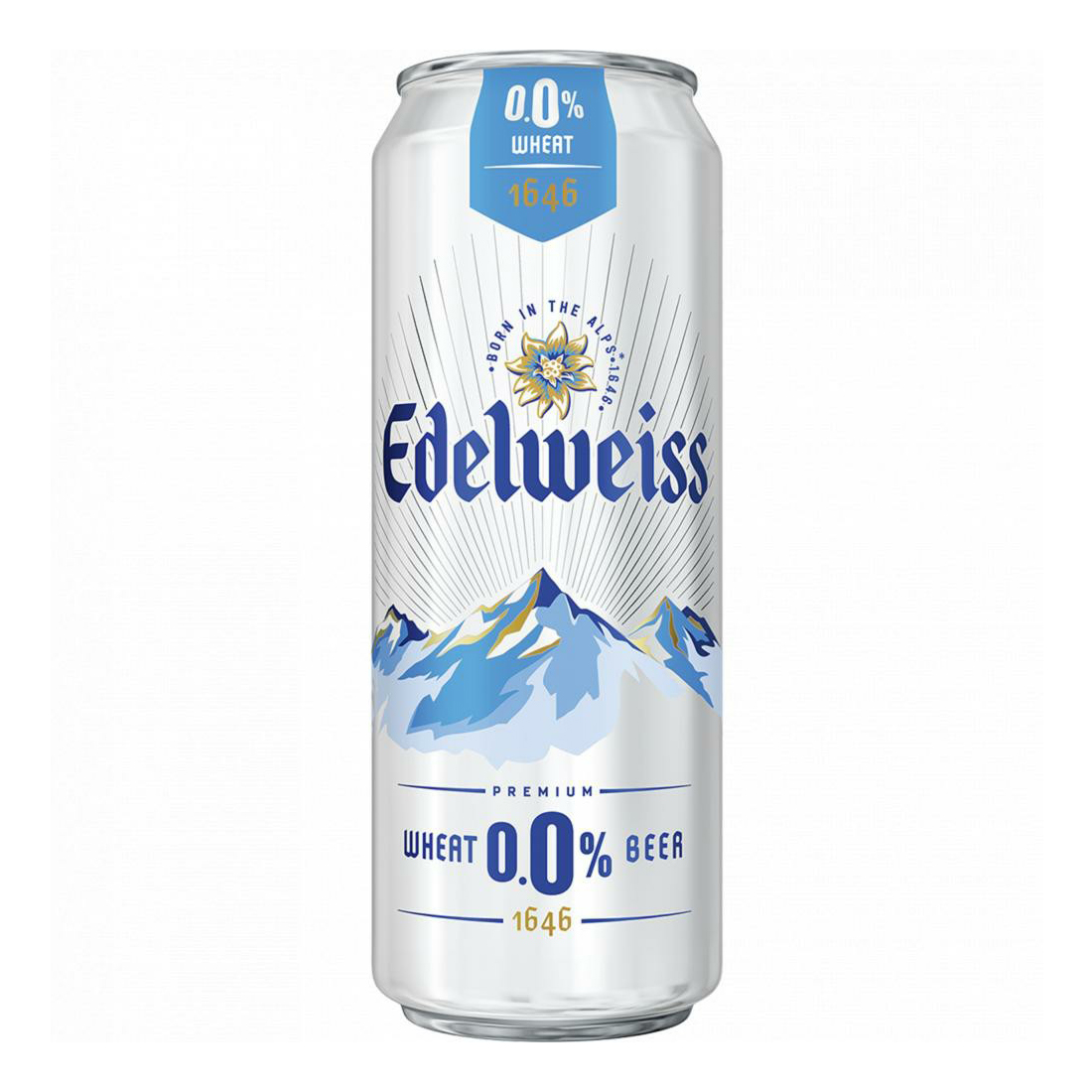 фото Пивной напиток edelweiss пшеничный безалкогольный 0,43 л