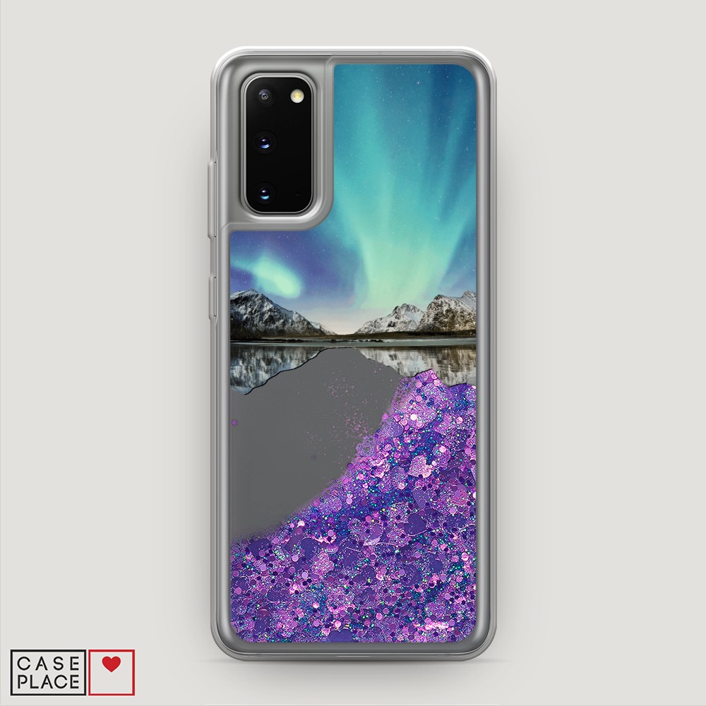 

Чехол Awog на Samsung Galaxy S20 "Горное озеро и сияние", Разноцветный, 29292-1