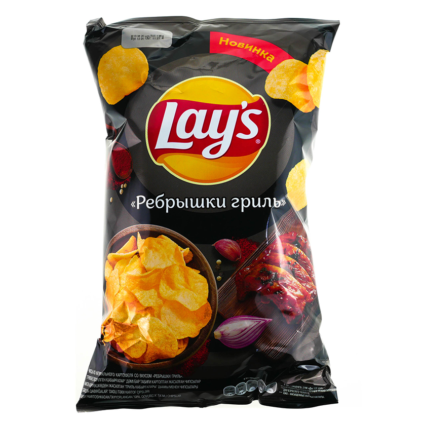 

Чипсы картофельные Lay's Ребрышки гриль 140 г