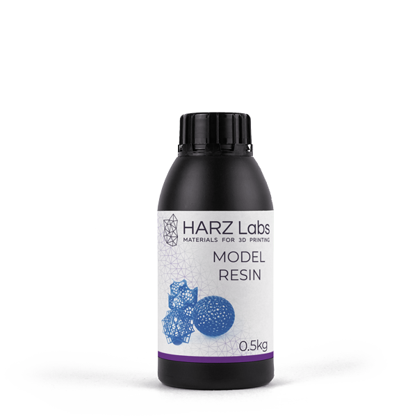 

Фотополимер HARZ Labs Model Resin Blue, 0,5 кг