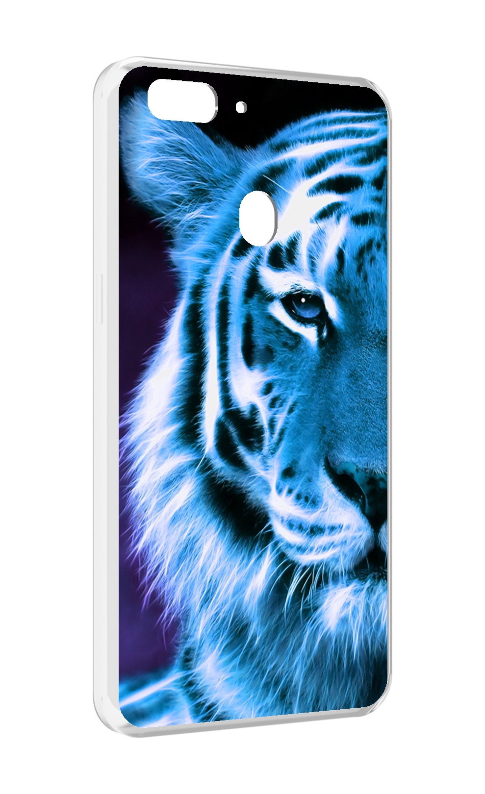 

Чехол MyPads Половина-тигра мужской для Oppo Realme 2, Прозрачный, Tocco