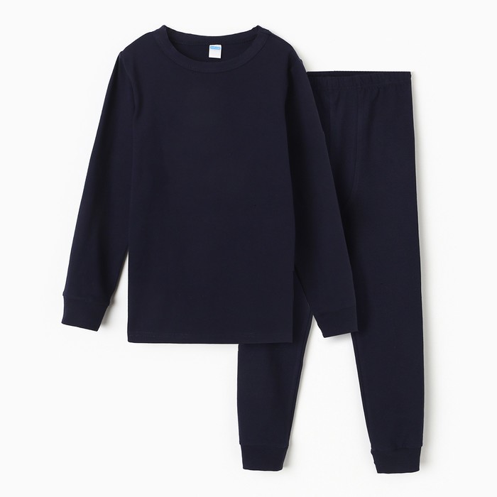 Комплект для мальчиков (джемпер, брюки), ТЕРМО, цвет темно-синий, рост 152 см