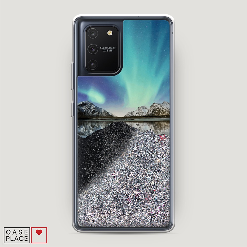 

Чехол Awog на Samsung Galaxy S10 Lite / Самсунг S10 Lite "Горное озеро и сияние", Разноцветный, 210091-1