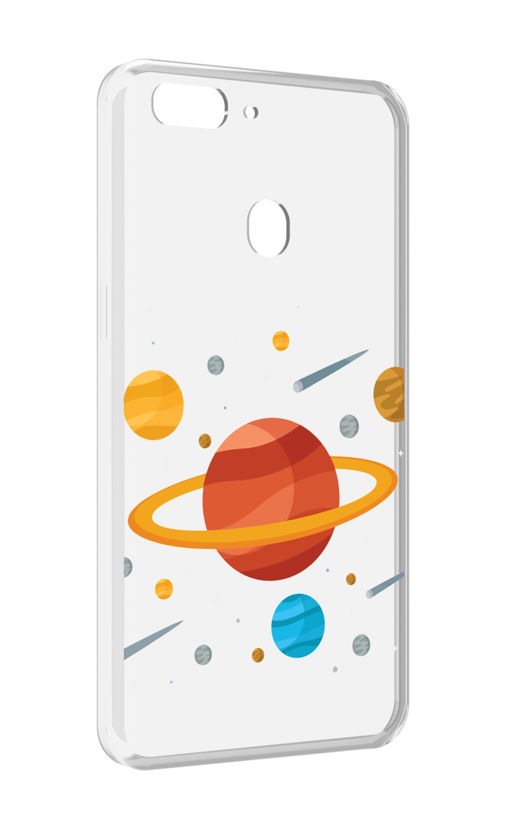 

Чехол MyPads Планета-Сатурн для Oppo Realme 2, Прозрачный, Tocco