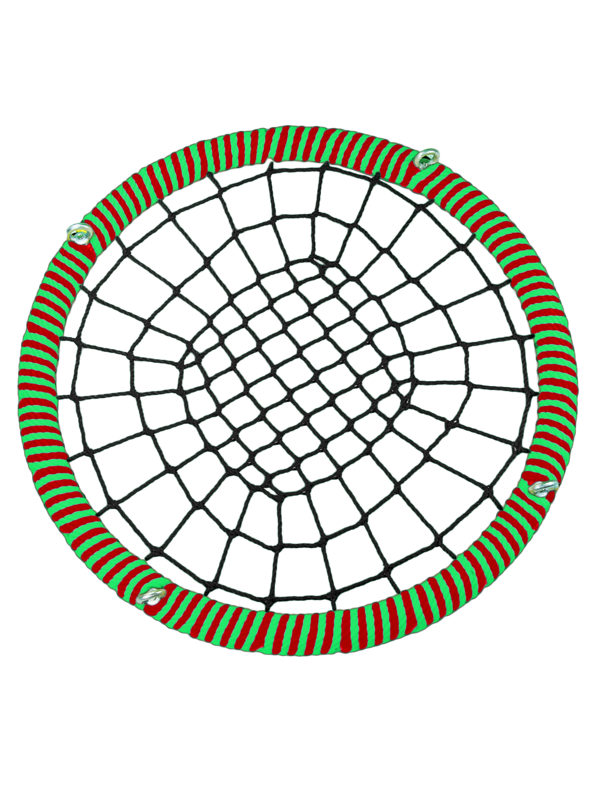 фото Подвесные качели гнездо размер80 см толщина обода 72 мм армированный канат обода 16 мм jinn