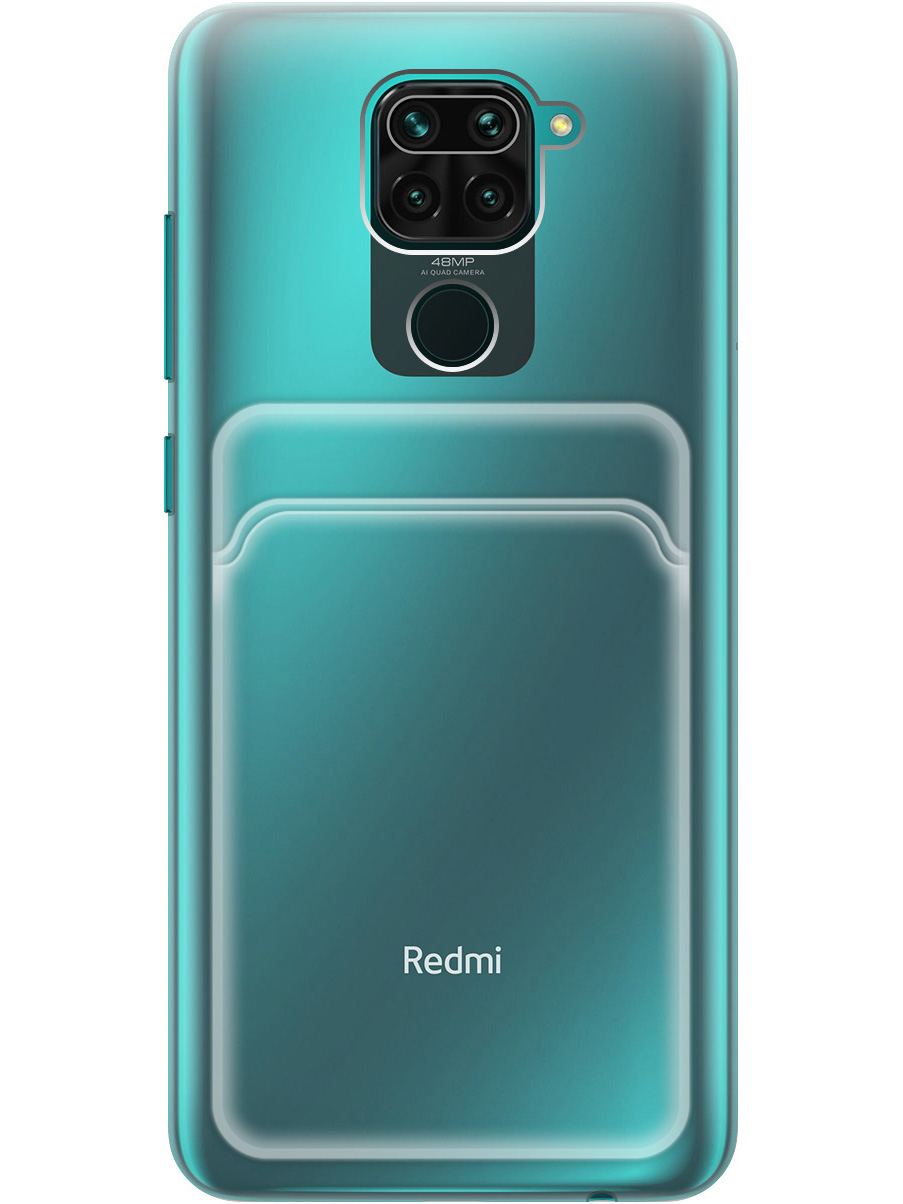 

Силиконовый чехол на Xiaomi Redmi Note 9 прозрачный, 20012074