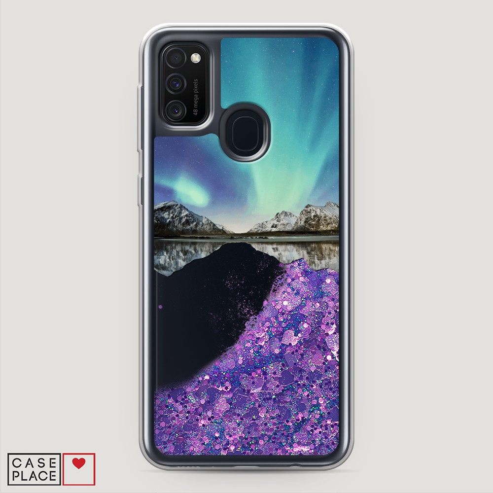 

Чехол Awog на Samsung Galaxy M30s "Горное озеро и сияние", Разноцветный, 29892-1
