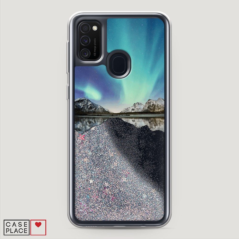 

Чехол Awog на Samsung Galaxy M21 "Горное озеро и сияние", Разноцветный, 29791-1