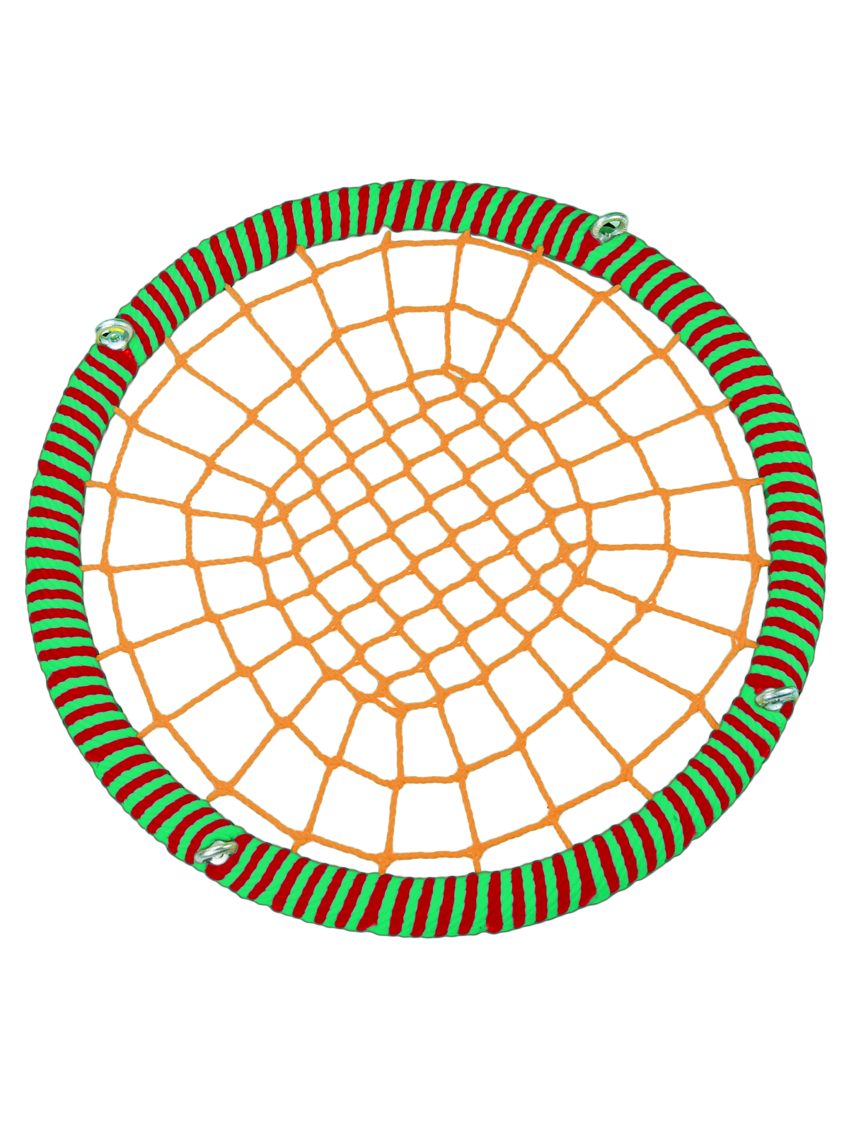 фото Подвесные качели гнездо размер140 см толщина обода 72 мм армированный канат обода 16 мм jinn