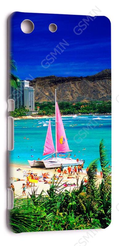 

Чехол-накладка для Sony Xperia M5 (Белый) (Дизайн 177)