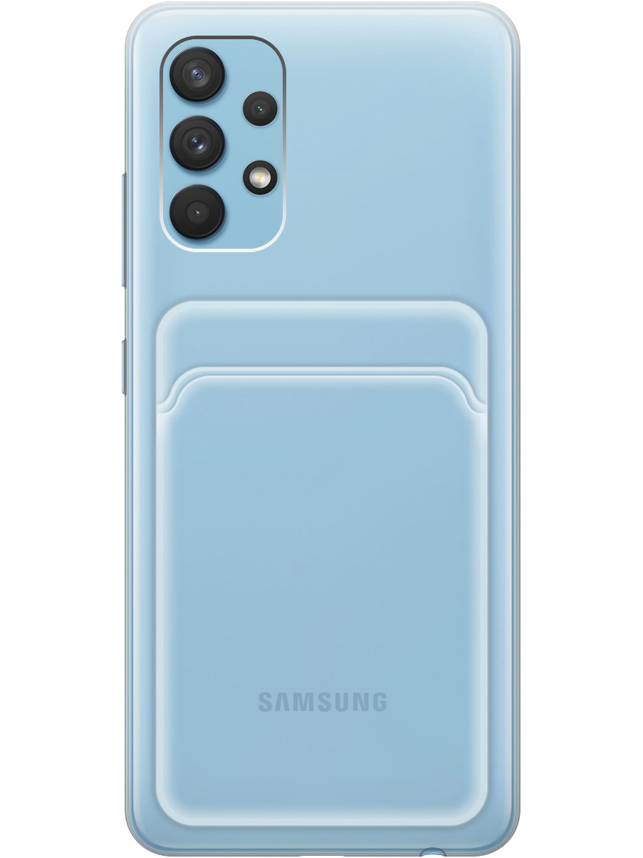 

Силиконовый чехол на Samsung Galaxy A32 прозрачный, 20012044