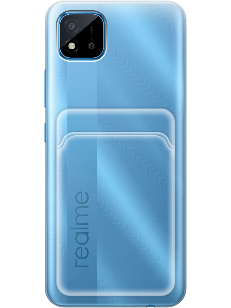 

Силиконовый чехол на realme C20/C11 (2021) прозрачный, 20012036