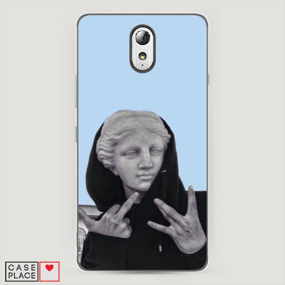 

Чехол Awog на Lenovo Vibe P1m / Леново Vibe P1m "SWAG статуя", Голубой, 111350-9