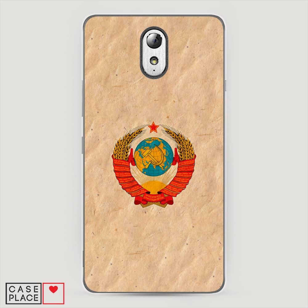 

Чехол Awog на Lenovo Vibe P1m / Леново Vibe P1m "Союз пролетариев", Бежевый;красный, 111350-10