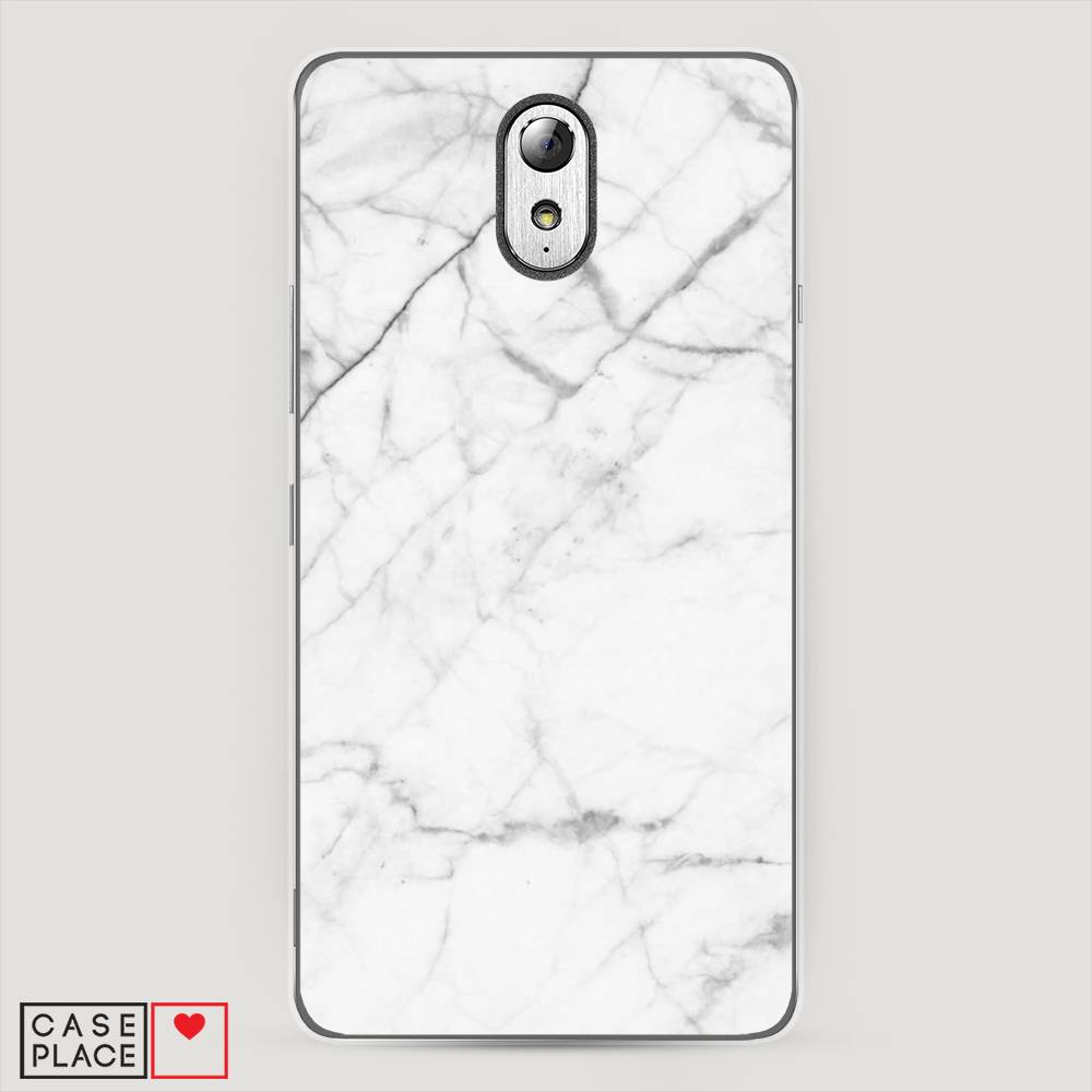 

Чехол Awog на Lenovo Vibe P1m / Леново Vibe P1m "Светлый мрамор", Серый, 111350-3