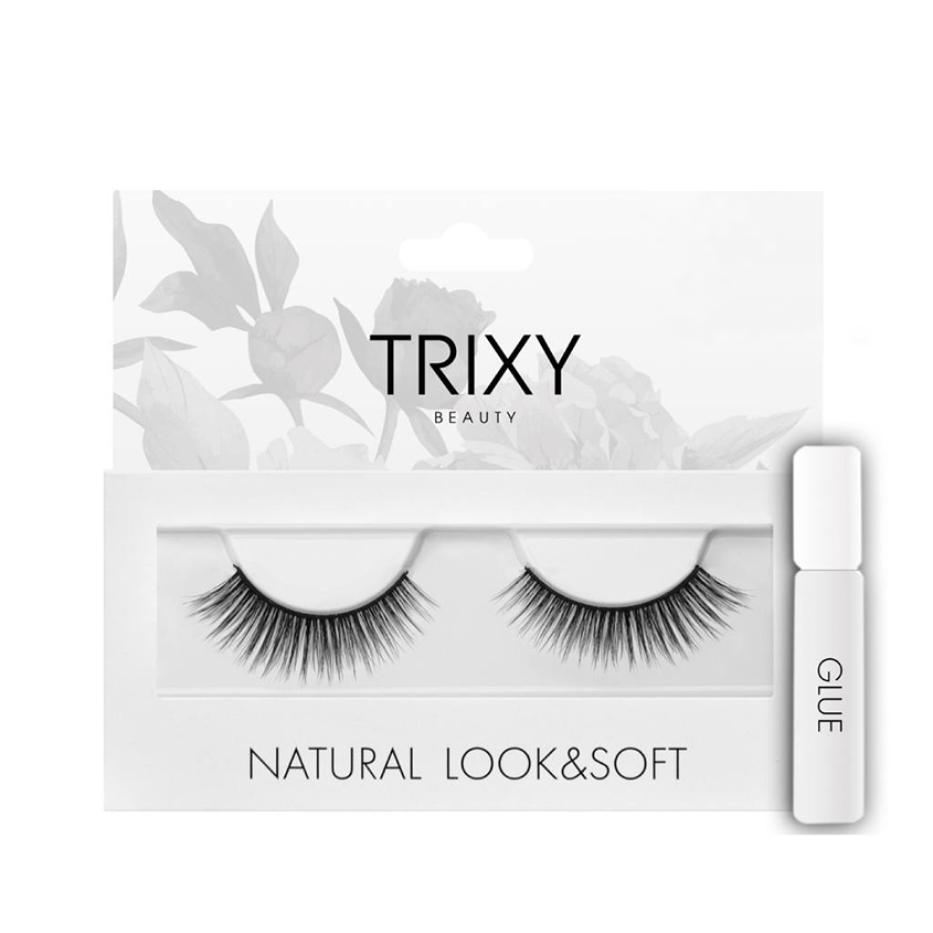 Ресницы Trixy Beauty Накладные ленточные с клеем Flash