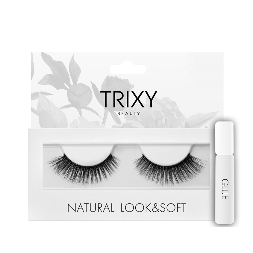 Ресницы Trixy Beauty Накладные ленточные с клеем