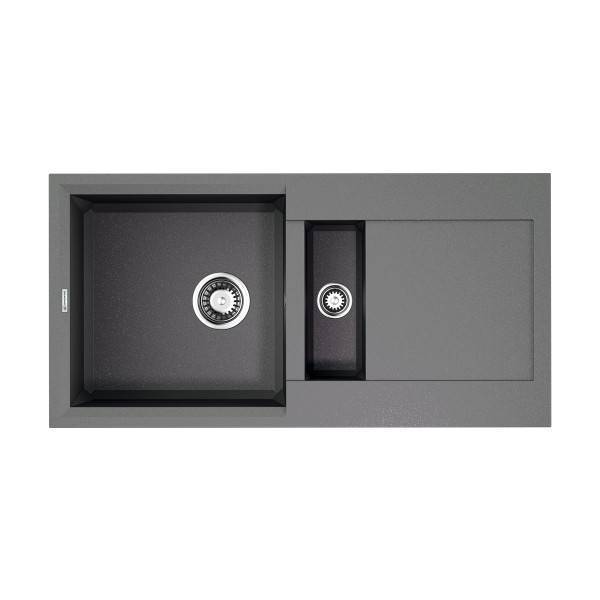 

Кухонная мойка Omoikiri Sakaime 86-2-GR leningrad grey, Серый, Sakaime 2