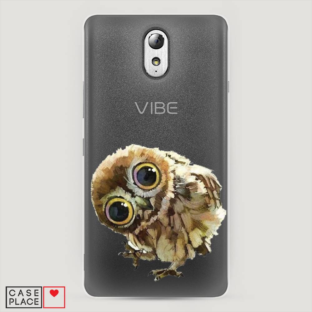 

Чехол Awog на Lenovo Vibe P1m / Леново Vibe P1m "Любопытный совенок", Коричневый;белый;прозрачный, 111350-1