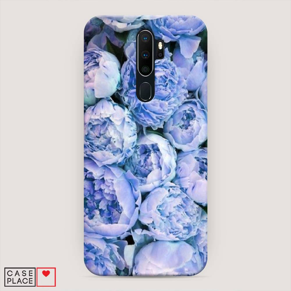 

Пластиковый чехол "Пионы голубые" на Oppo A5 (2020), 251320-6