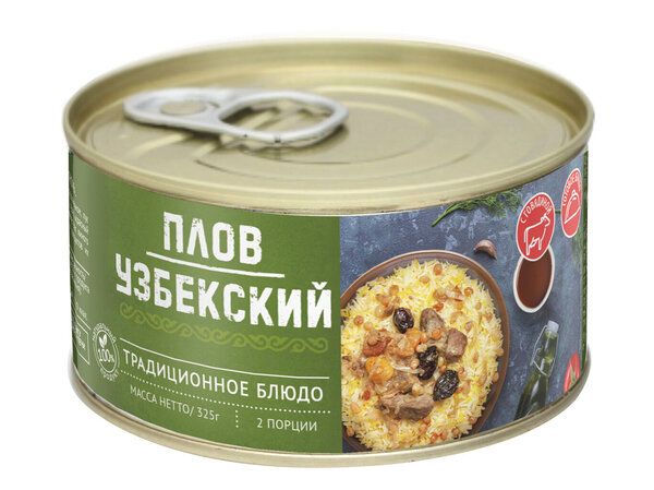 Плов Курганский мясокомбинат узбекский с говядиной 325 г 140₽