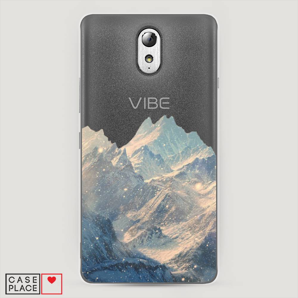 

Чехол Awog на Lenovo Vibe P1m / Леново Vibe P1m "Горы арт 2", Серый, 111350-10