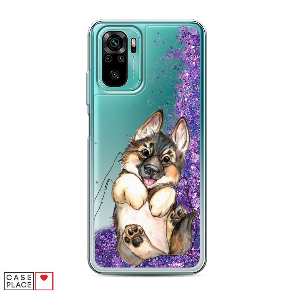 

Чехол Awog на Xiaomi Redmi Note 10/Note 10S/M5s "Овчарка в ладошках", Разноцветный, 39792-1