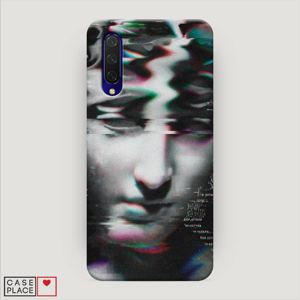 фото Пластиковый чехол "glitch art" на xiaomi mi cc9 awog