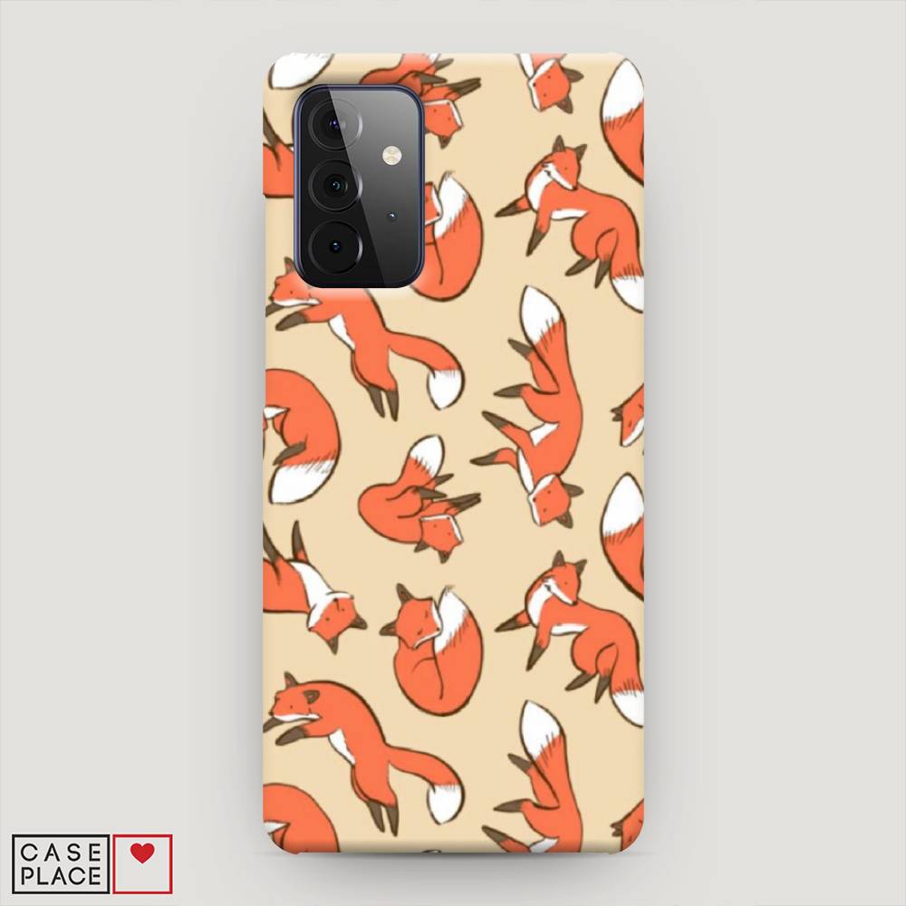 

Пластиковый чехол "Лисички фон" на Samsung Galaxy A72, 2101920-2