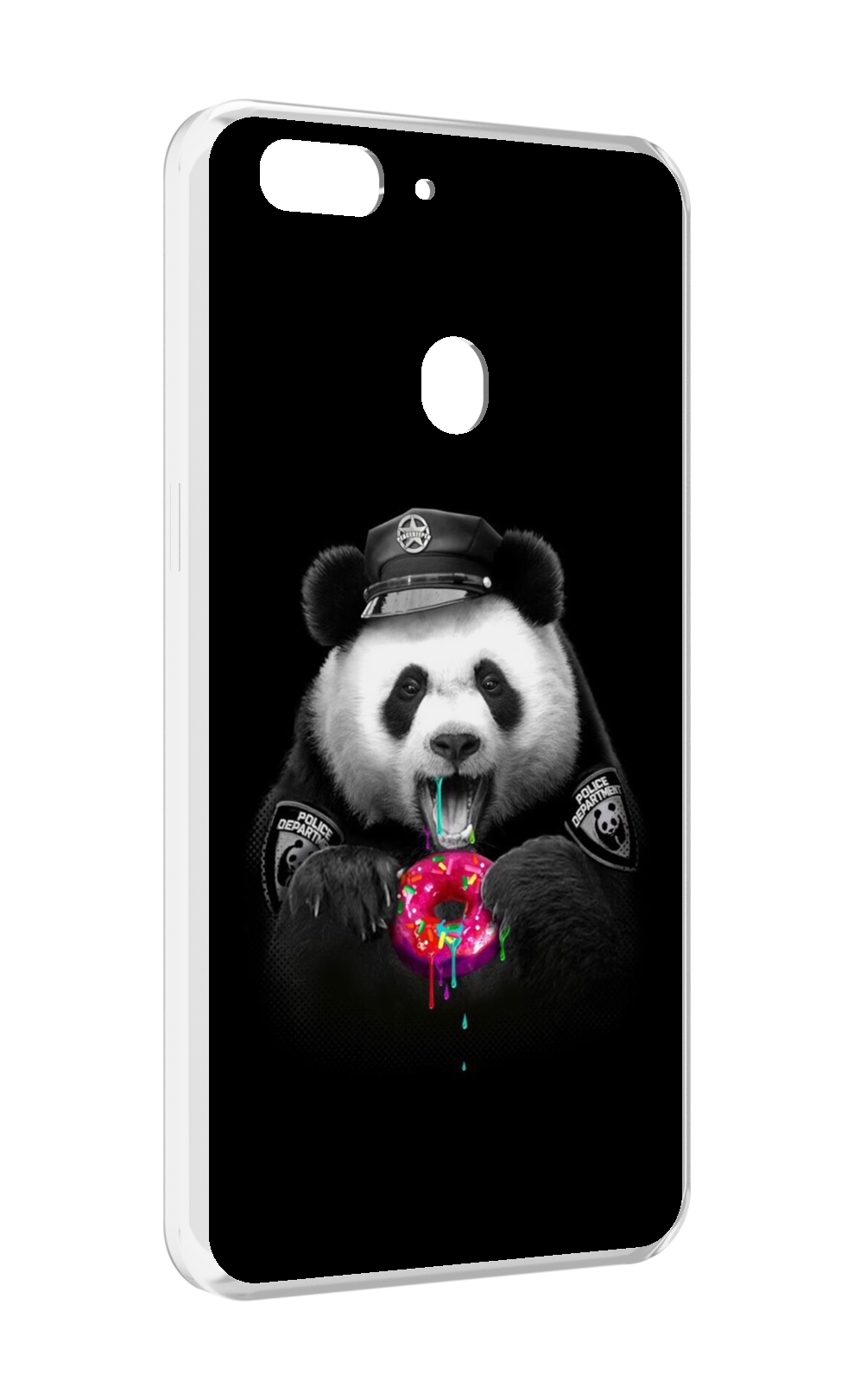 

Чехол MyPads Панда-с-пончиком для Oppo Realme 2, Прозрачный, Tocco