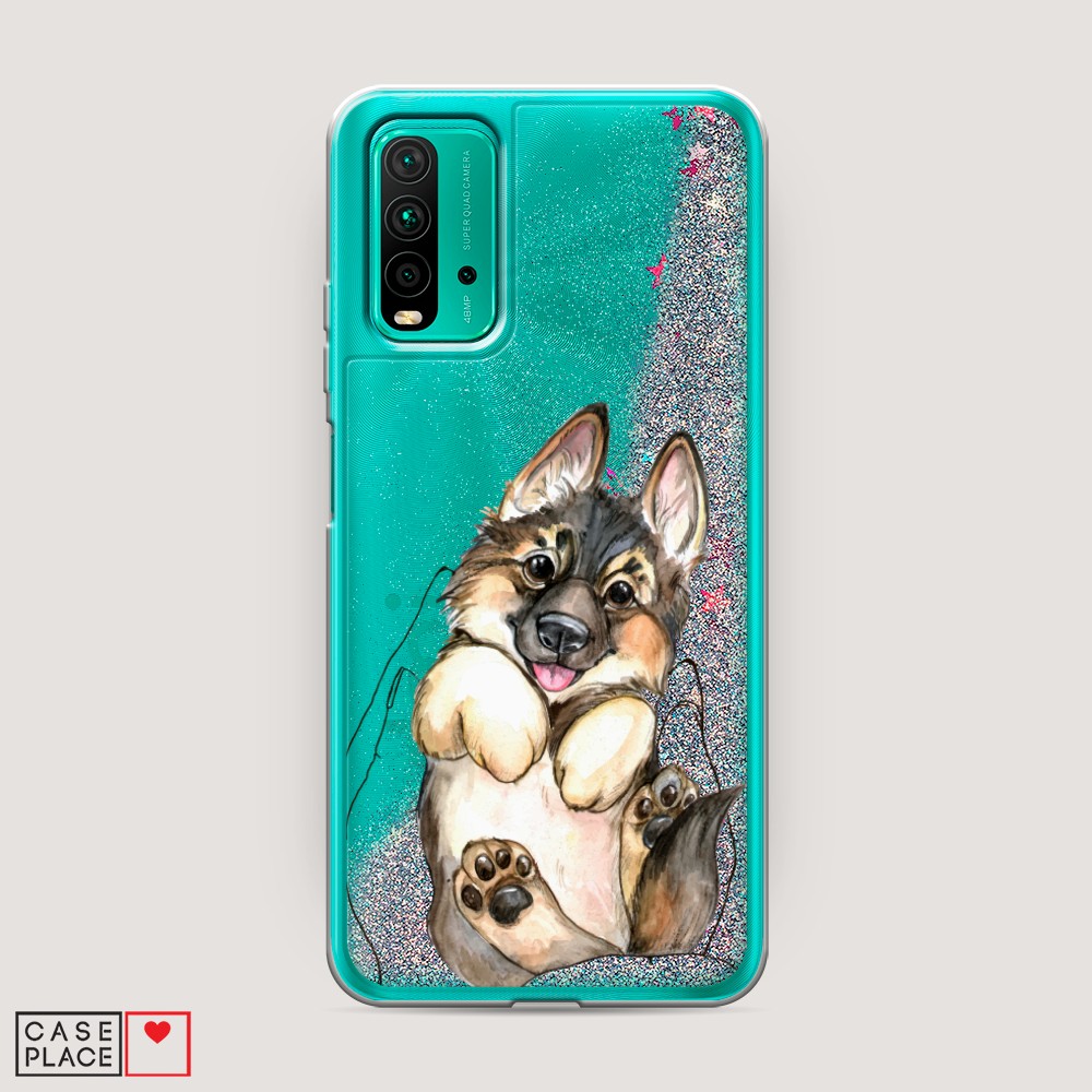 

Чехол Awog на Xiaomi Redmi 9T "Овчарка в ладошках", Разноцветный, 39891-1