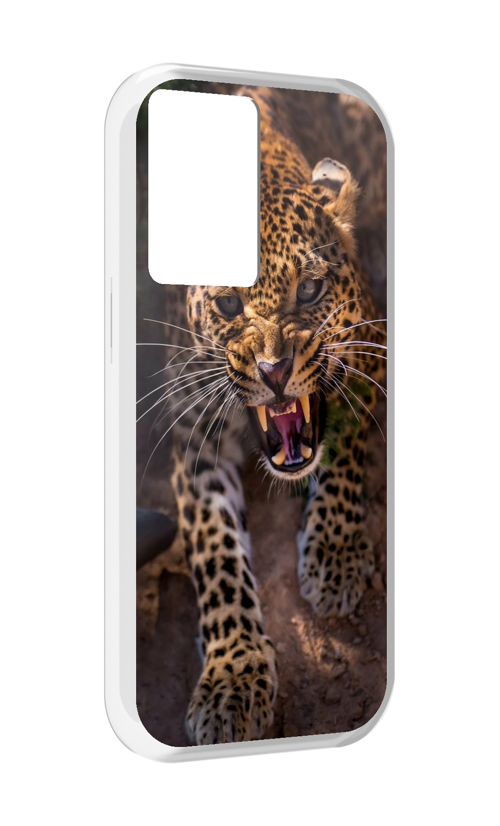 

Чехол MyPads Злой-гепард для OnePlus Nord N20 SE, Прозрачный, Tocco