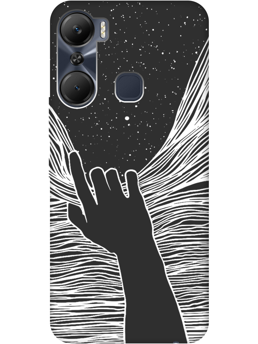

Силиконовый чехол на Infinix Hot 12 Pro с рисунком "Рука и нити" Soft Touch черный, 20000545