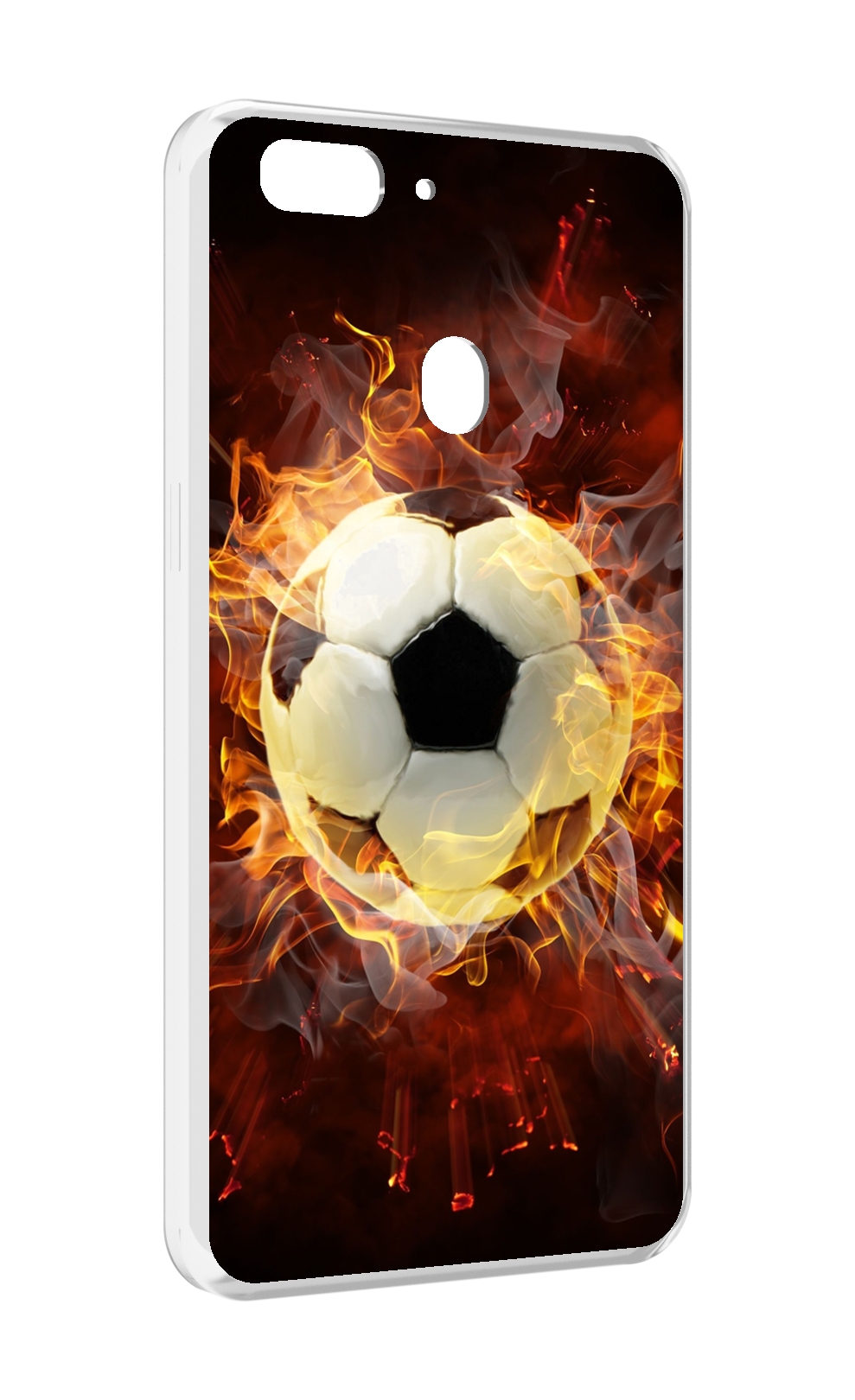 

Чехол MyPads Огненный-мяч для Oppo Realme 2, Прозрачный, Tocco