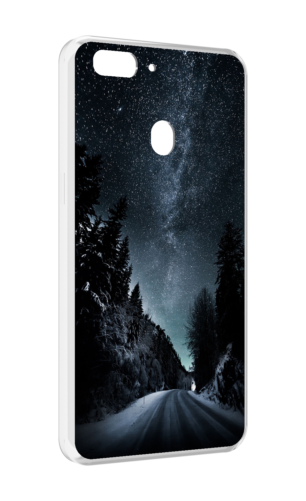 

Чехол MyPads Ночной-лес для Oppo Realme 2, Прозрачный, Tocco